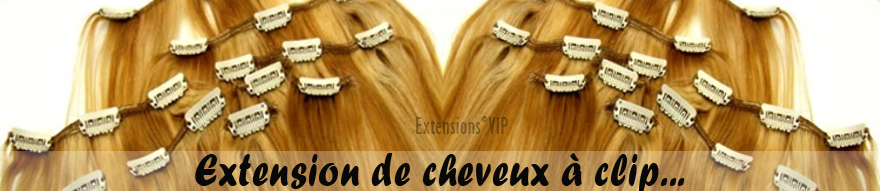 extension de cheveux à clip